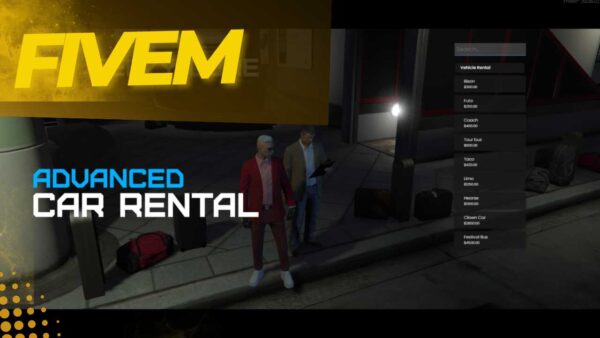 fivem car rental script