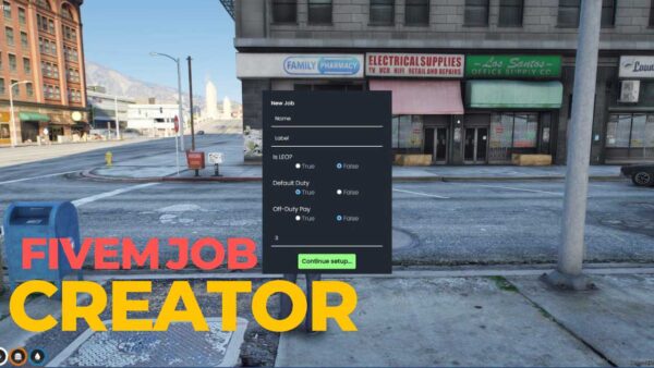 job creator fivem with gang creator - QBCore Script