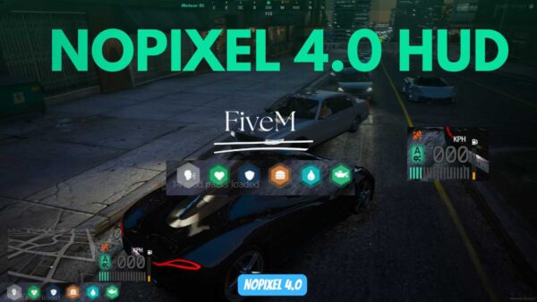 Immerse yourself in gaming excellence with the Fivem NoPixel 4.0 HUD. Customize your qbcore scripts interface and experience seamless integration.