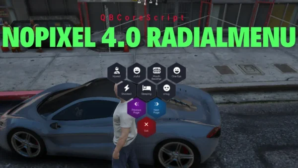 Elevate interaction in your FiveM server with a radial menu. Explore scripts for different frameworks like ESX or QB, enhancing your experience seamlessly.