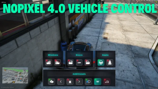 Enhance your FiveM experience with nopixel Vehicle Control. Explore features like menu options and script functionality for seamless vehicle control.