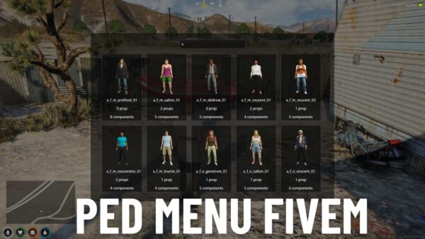 ped menu fivem