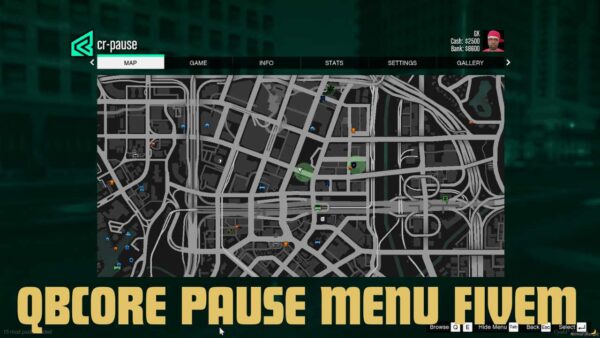 qbcore pause menu fivem