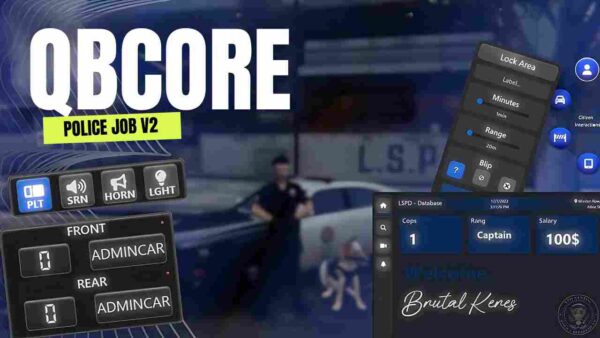 Discover the QBcore Police Job V2. Learn setup, features, benefits, and challenges to enhance your role-playing server experience.