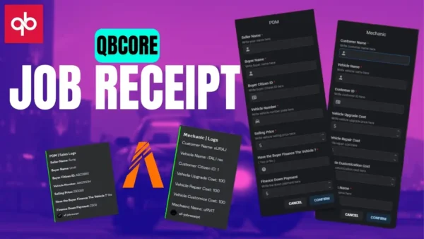 Qbcore job receipt