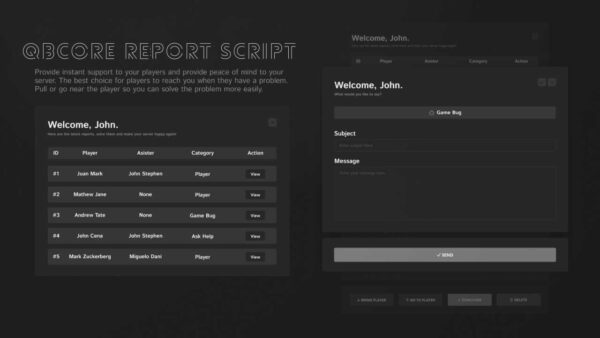 qbcore report script